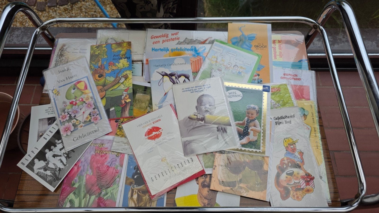 40 wenskaarten met enveloppe, Diversen, Ophalen of Verzenden
