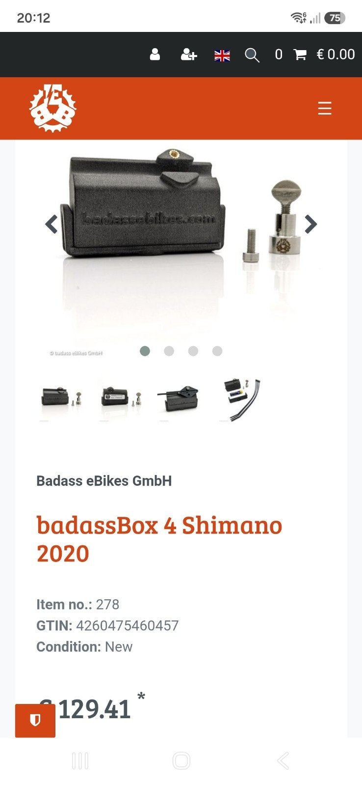 Badass tuning box voor Shimano, Fietsen en Brommers, Ophalen of Verzenden, Zo goed als nieuw