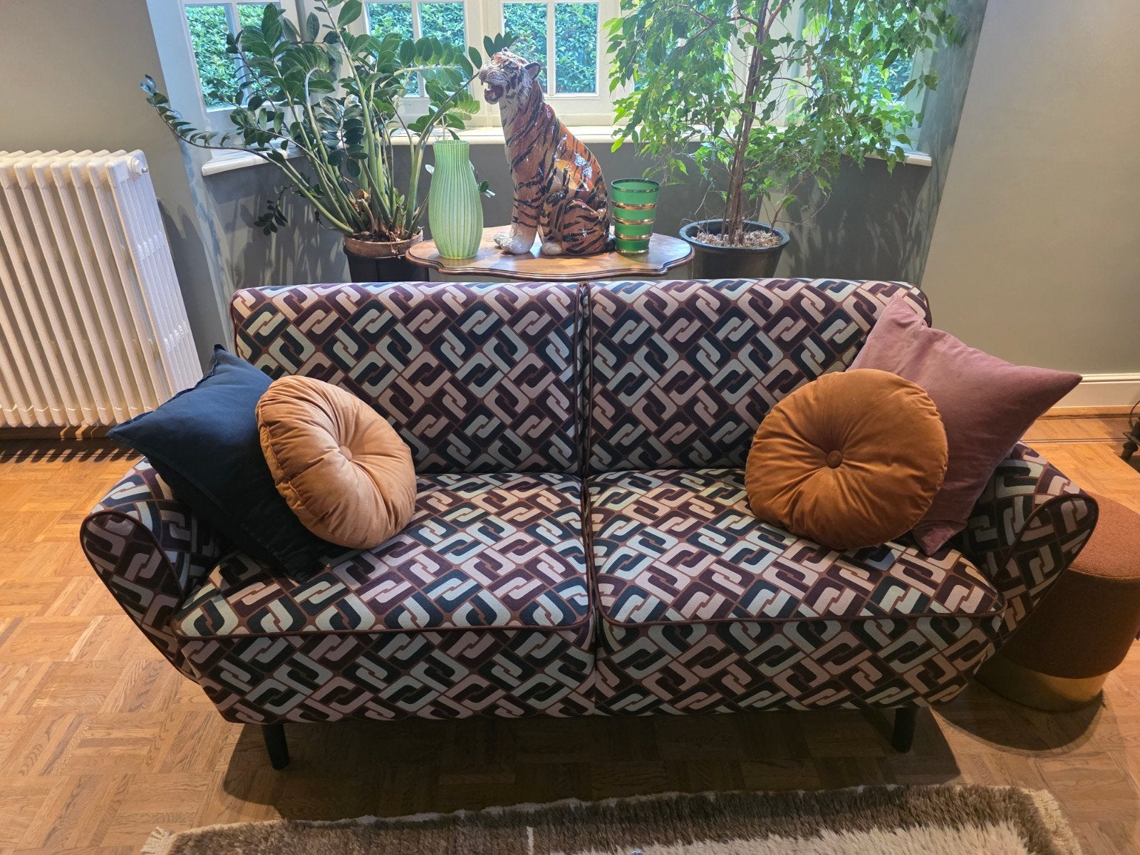 bijna nieuwe vintage style sofas, Ophalen, 150 tot 200 cm, Vintage, Driepersoons