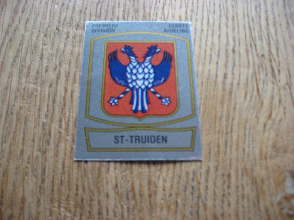 Panini Sticker Football 90 St-Truiden Embleem Logo, Verzamelen, Ophalen of Verzenden, Nieuw, Poster, Plaatje of Sticker