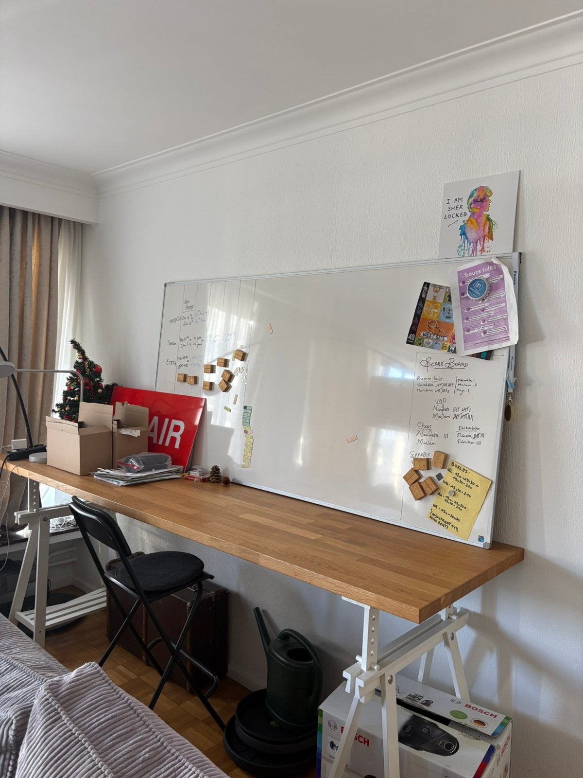 Tafel (+ whiteboard te koop), Ophalen