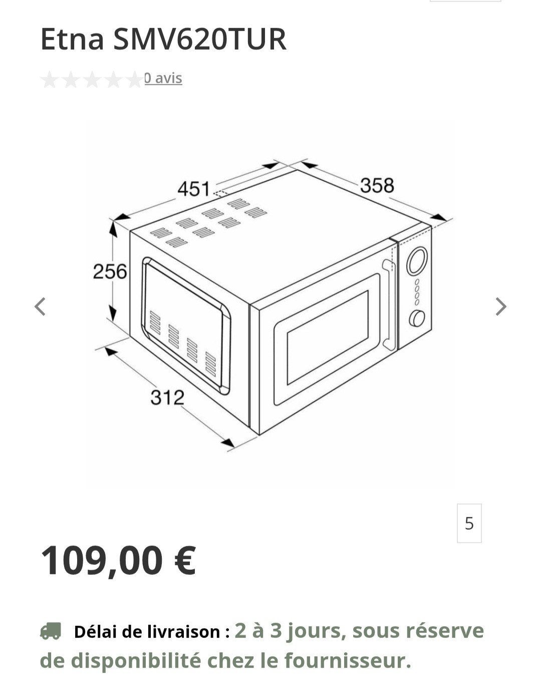 MICRO-ONDES, Neuf, Enlèvement, À Poser, Micro-ondes