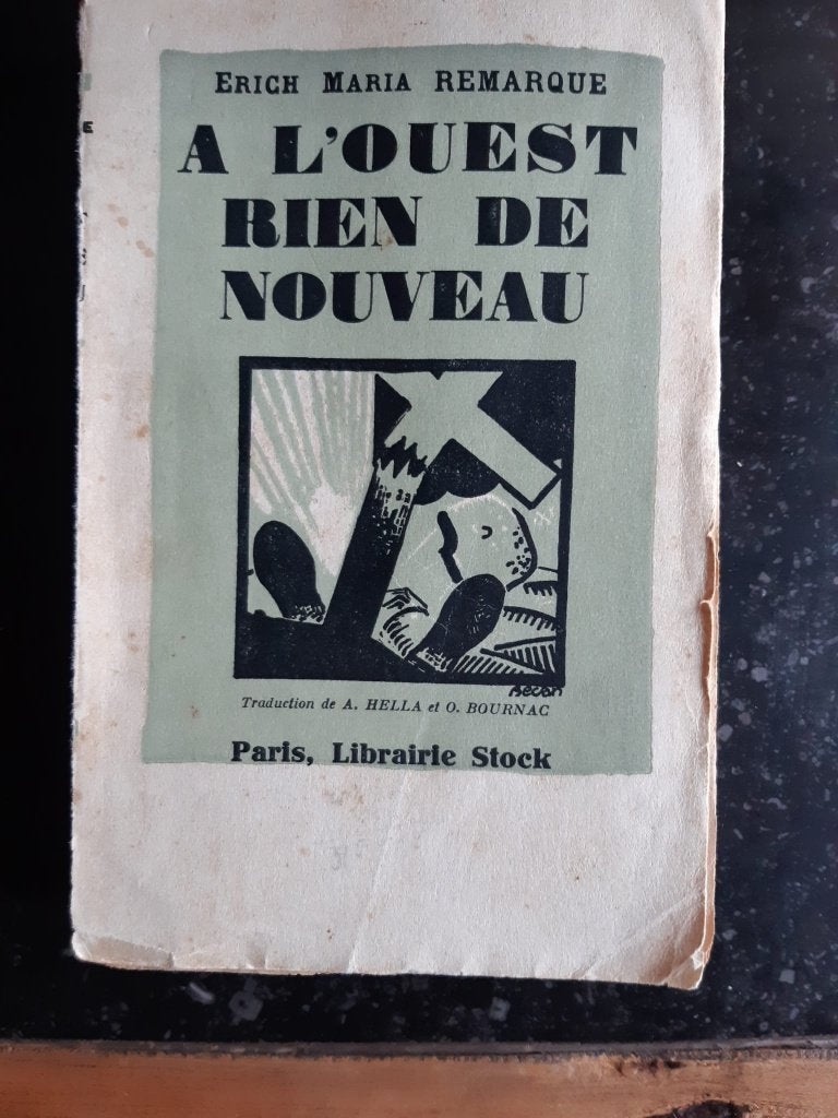 Remarque Erich-Maria – A l’ouest rien de nouveau, Ophalen, Gelezen, Erich-Maria Remarque