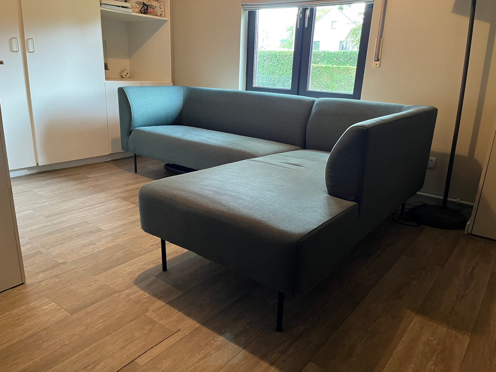 Lounge bank donker groen, Ophalen, Zo goed als nieuw