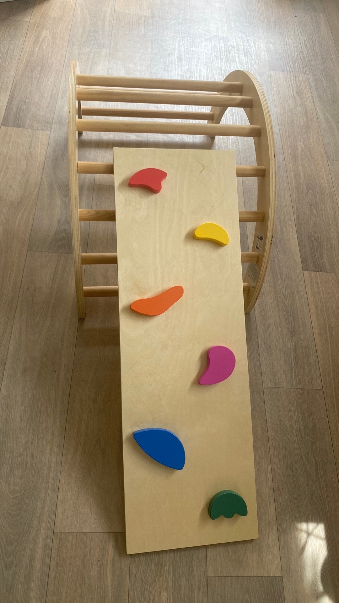 Houten klim speelgoed, Ophalen, Gebruikt