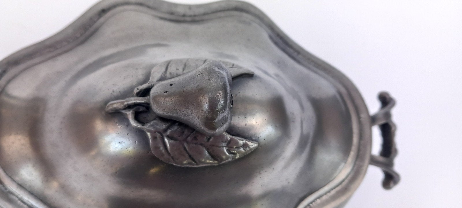 Mooie ongeschonden terrine in hoogwaardig tin, Antiek en Kunst, Ophalen of Verzenden