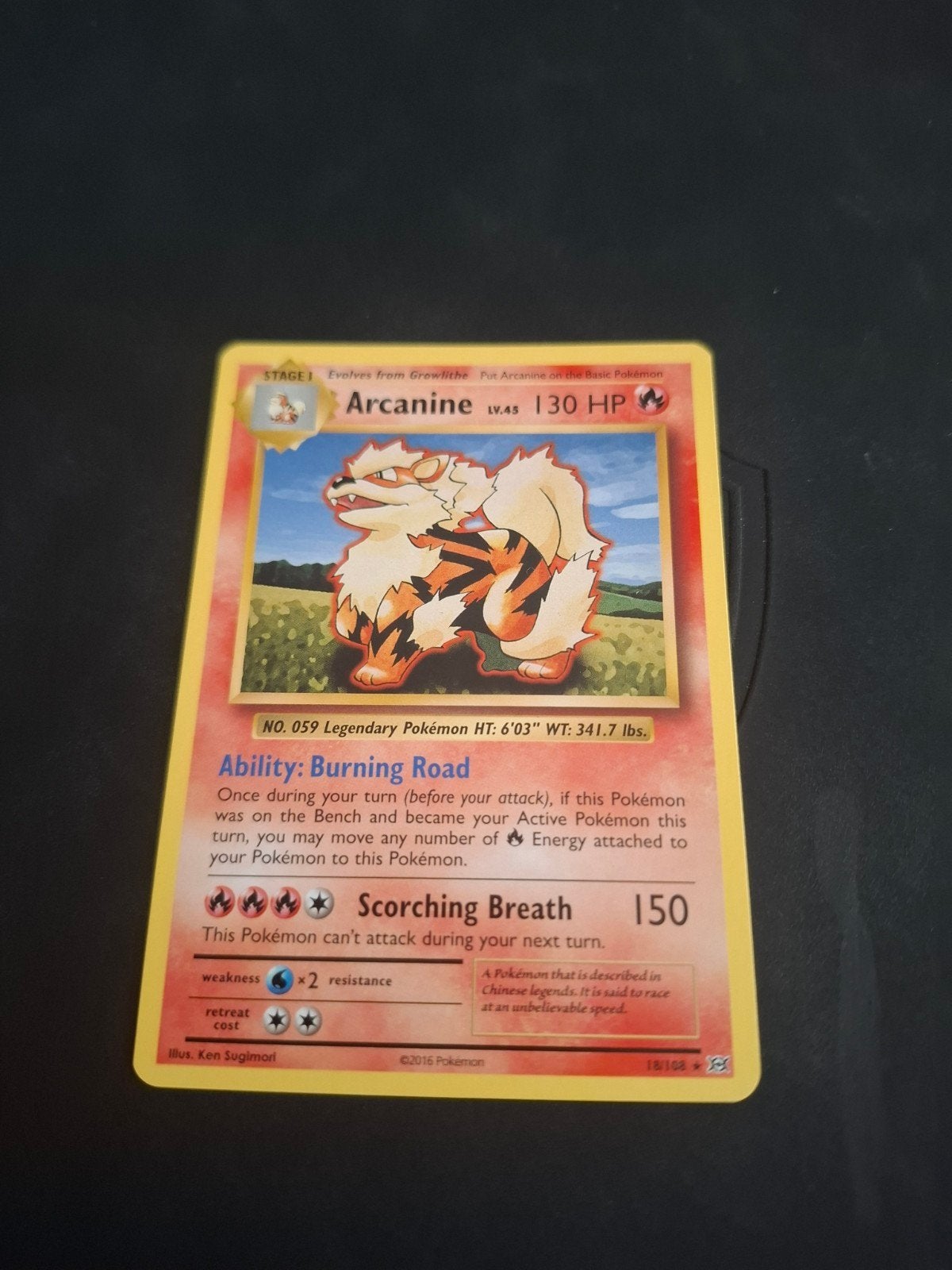 Arcanine 18/108 XY Evolutions Pokémon Kaart, Ophalen of Verzenden