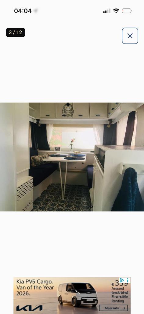 Caravan te koop, Particulier, Treinzit