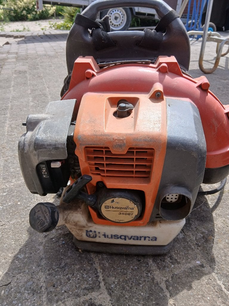 Bladblazer, Tuin en Terras, Bladblazers, Ophalen, Benzine, Gebruikt, Ruggedragen
