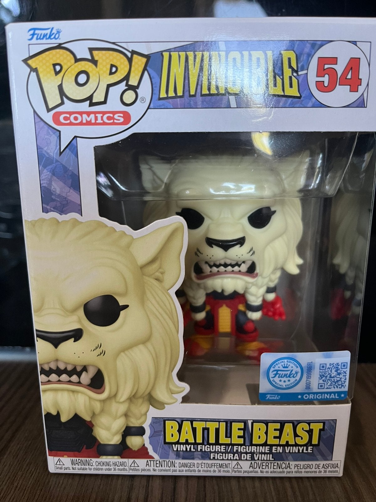Funko Pop! Invincible - Battle Beast #54, Collections, Enlèvement ou Envoi, Comme neuf