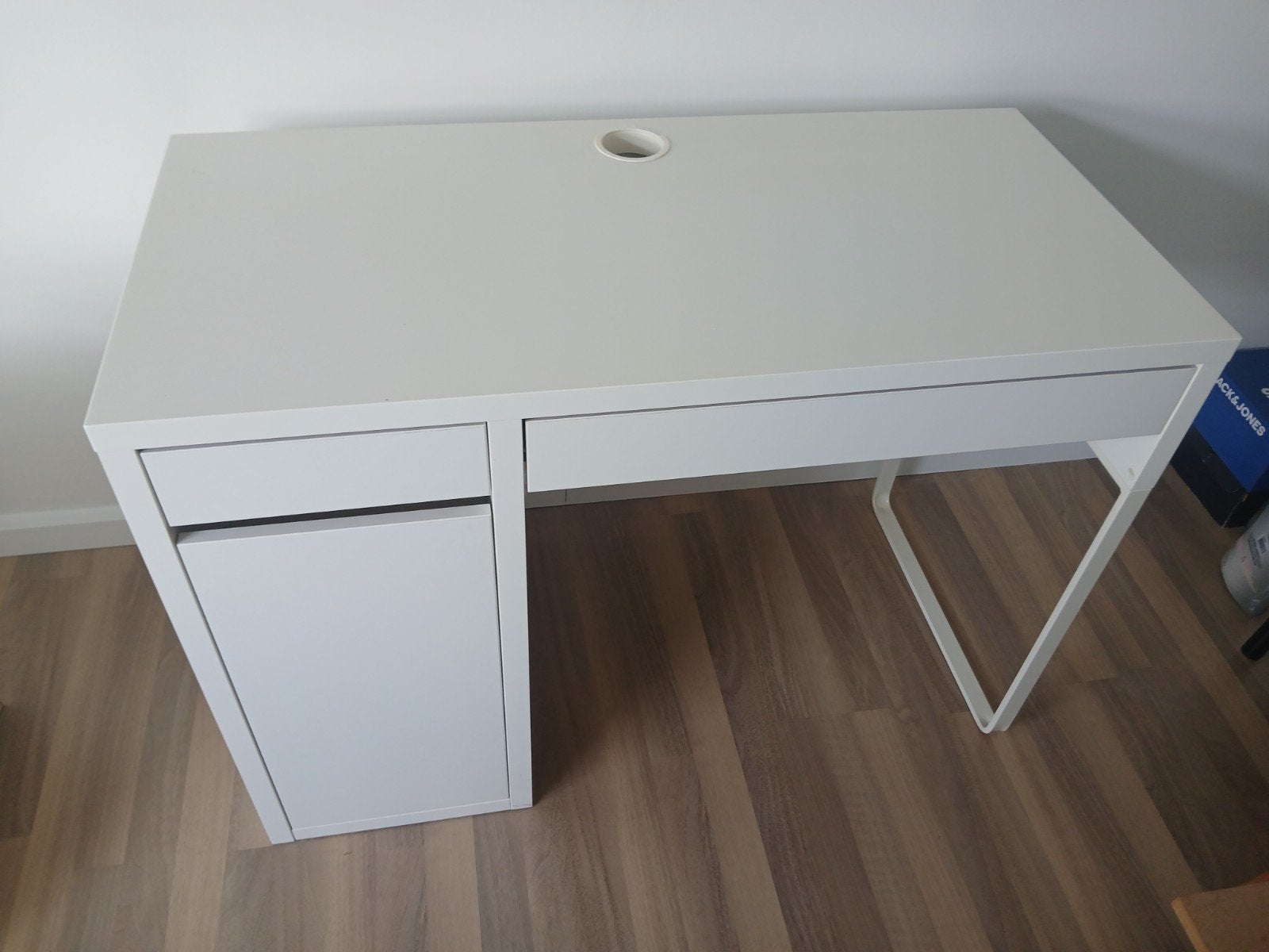 bureau blanc, Maison & Meubles, Bureaux, 105 cm, 50 cm, Enlèvement, Utilisé