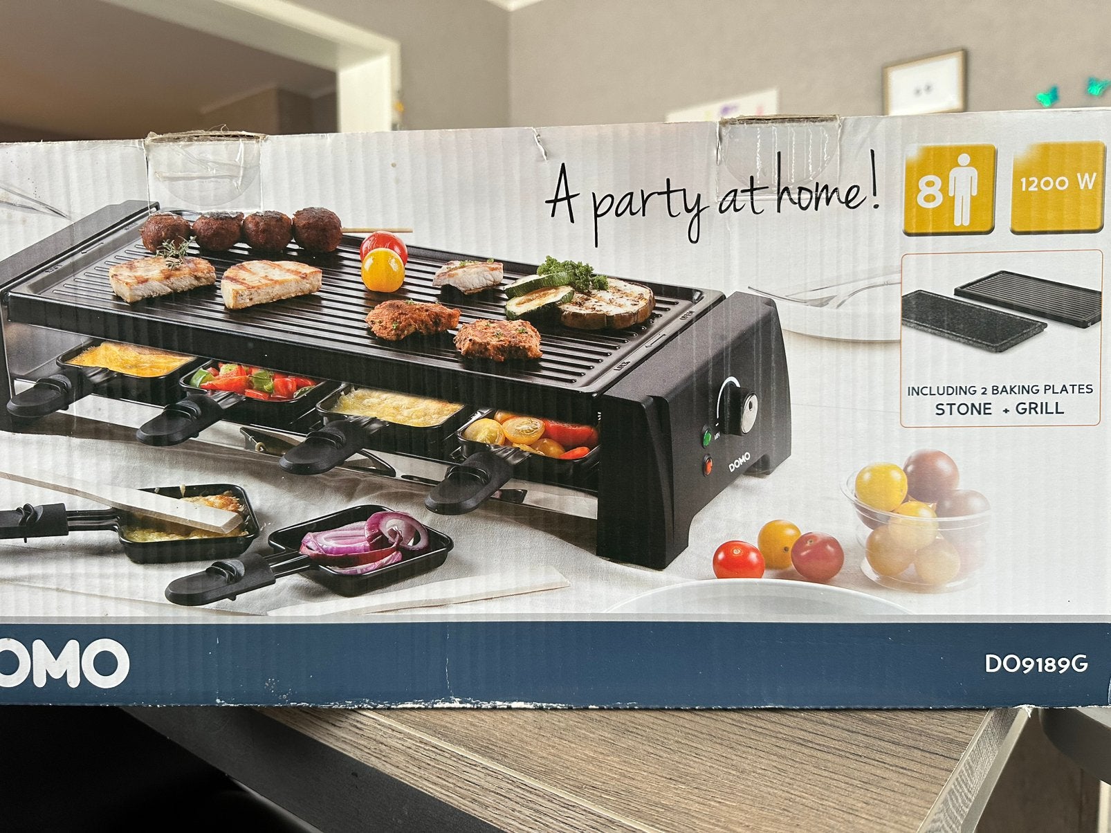 domo 2-1 steen en grill, Elektronische apparatuur, Ophalen, Zo goed als nieuw