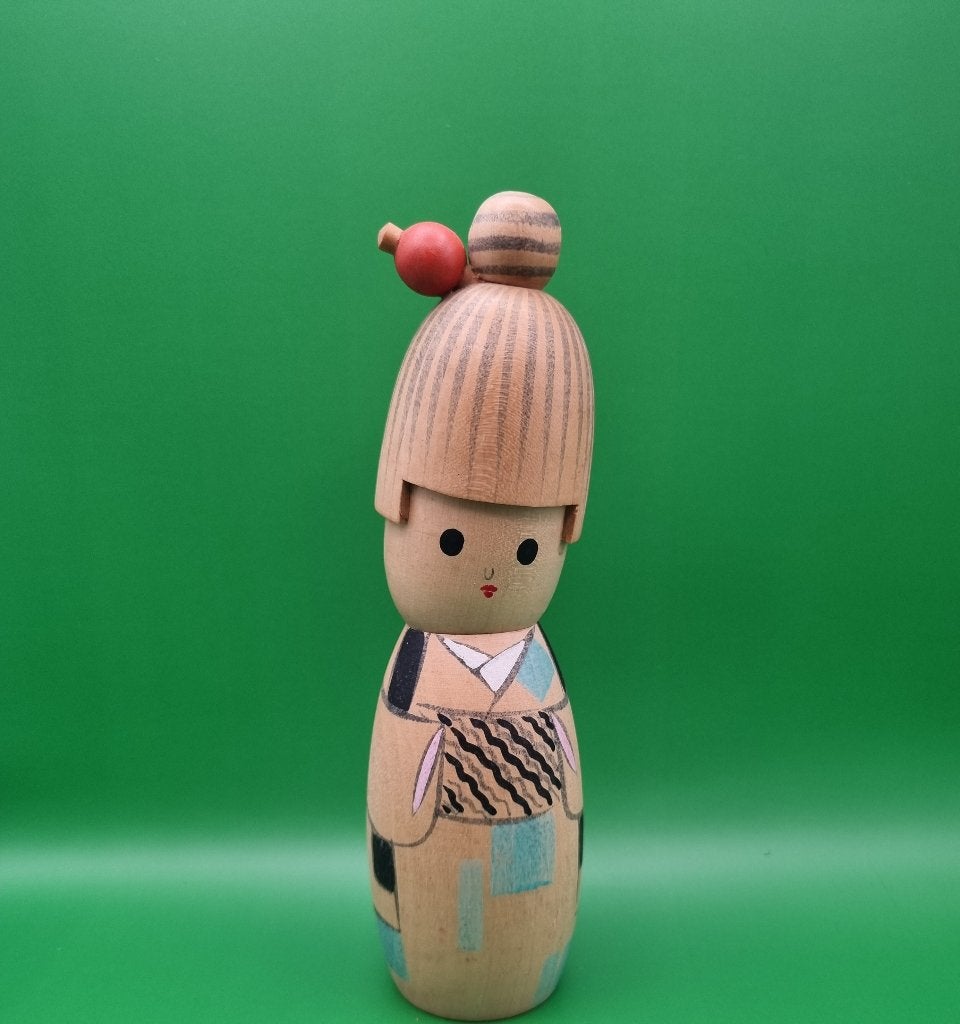 Lieve Chigo Kokeshi, Antiek en Kunst, Kunst | Niet-Westerse kunst, Ophalen of Verzenden, Geschilderd, Japan, Meerkleurig