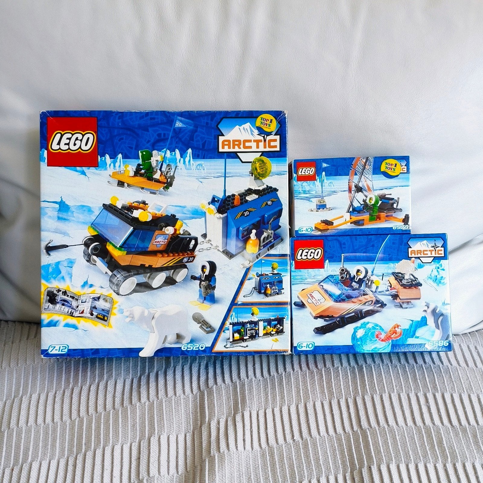 Lot LEGO Arctic Vintage (Sets 6520, 6579 et 6586), Lego, Ensemble complet, Enlèvement ou Envoi, Overige thema's