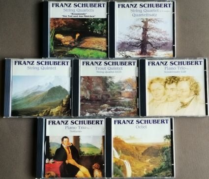 FRANZ SCHUBERT — coffret de 7 CD, Enlèvement ou Envoi, Schubert, Comme neuf, Musique de chambre