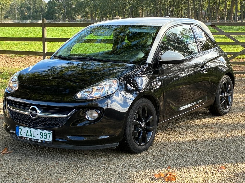 Opel Adam 1.2 benzine. perfecte staat! Vele opties., Auto's, Voorwielaandrijving, Dealer onderhouden, 4 cilinders, Zwart