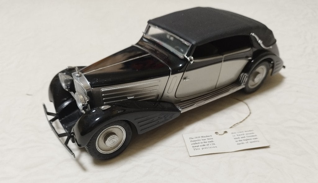 Franklin Mint, 1/24 . Pièce - Mercedes/Maybach - Oldtimers, Enlèvement ou Envoi, Comme neuf, Voiture, Autres marques