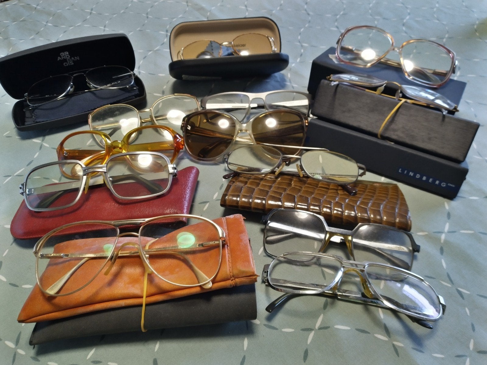 oude vintage herenbrillen , bekende merken, Enlèvement