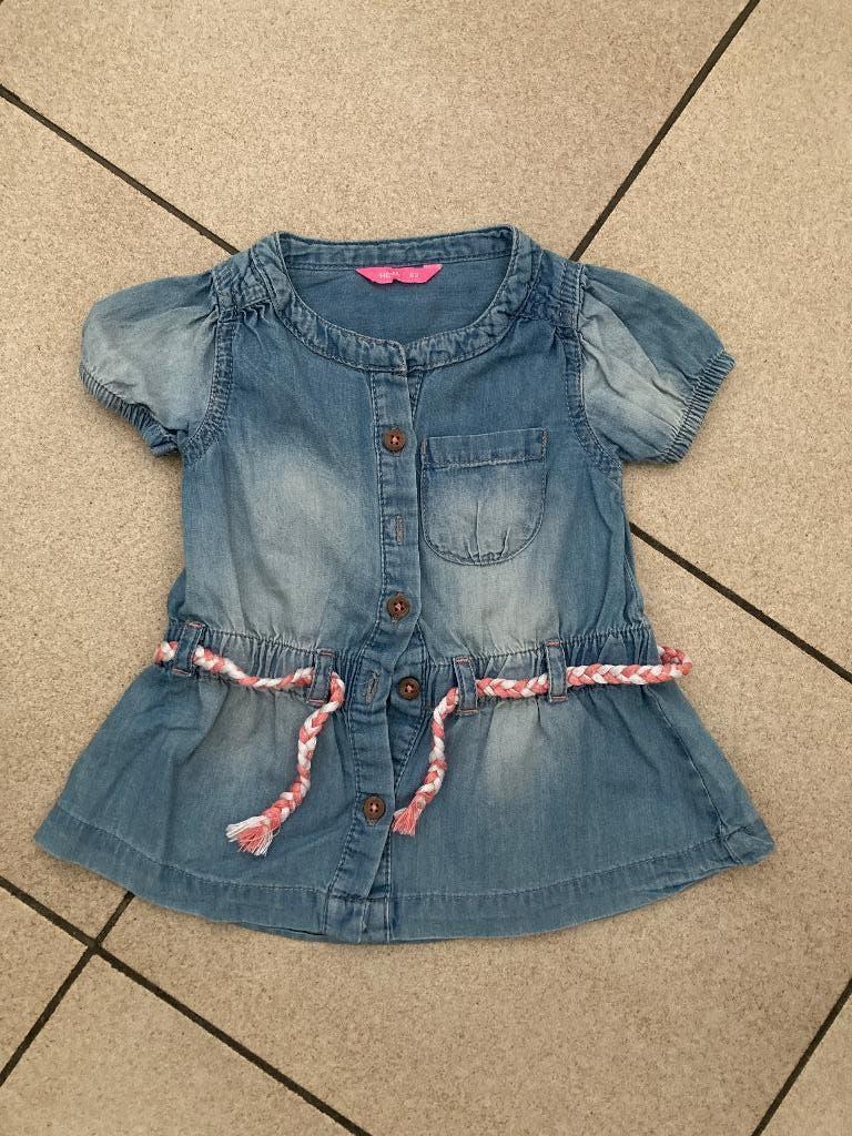 Leuk spijkerjurkje maat 62, Enfants & Bébés, Vêtements de bébé | Taille 62, Enlèvement ou Envoi, Comme neuf, Fille, Robe ou Jupe