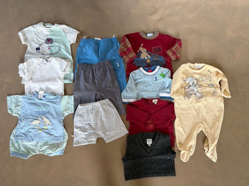 Pakket 62 jongens 12 euro, Enlèvement, Utilisé, Taille 62