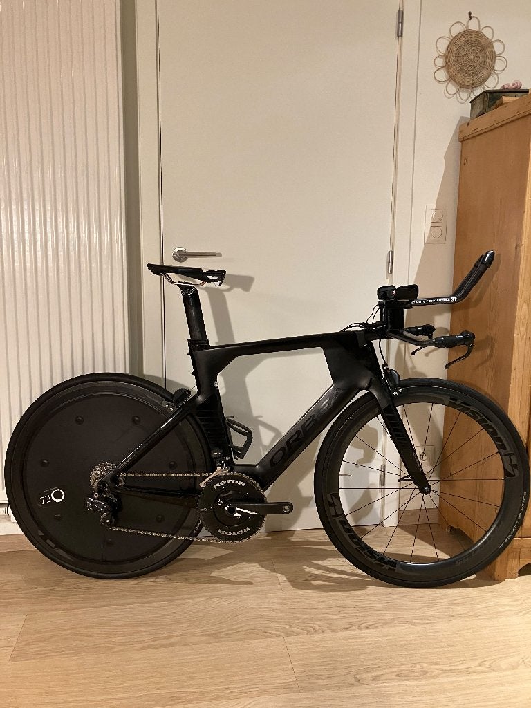 Orbea Ordu Tijdrit/Triatlonfiets - Ultegra Di2 - Powermeter, Fietsen en Brommers, Carbon, 10 tot 15 versnellingen, Velgrem, Zo goed als nieuw