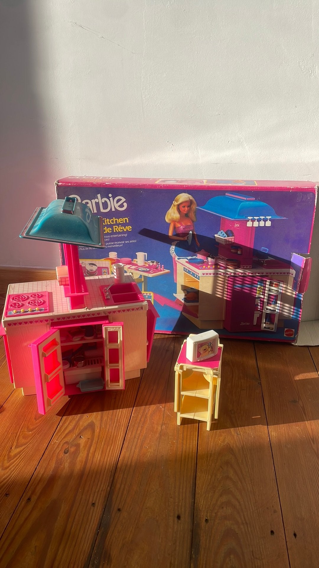 Barbie dream kitchen, Kinderen en Baby's, Ophalen, Gebruikt, Accessoires
