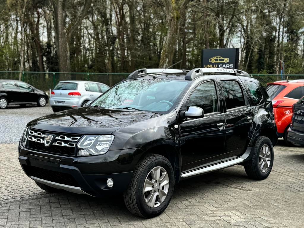 DACIA DUSTER 2015 1.2 BENZINE 99.000KM, Auto's, Dacia, 1198 cc, Zwart, Leder, Bedrijf
