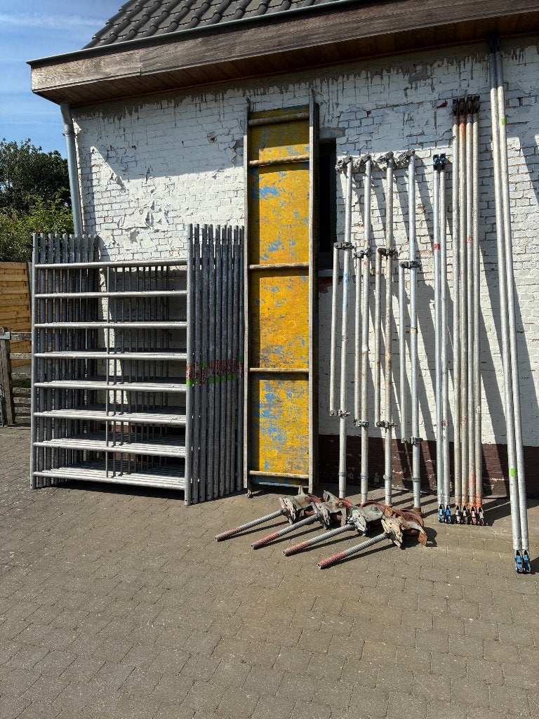 Aluminium rolstelling tot 11.5m werkhoogte!, Doe-het-zelf en Bouw, Ophalen, Zo goed als nieuw, Rolsteiger of Kamersteiger, 5 meter of hoger