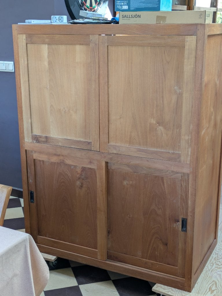 Tv kast Teak, Huis en Inrichting, Ophalen, Gebruikt, Teakhout