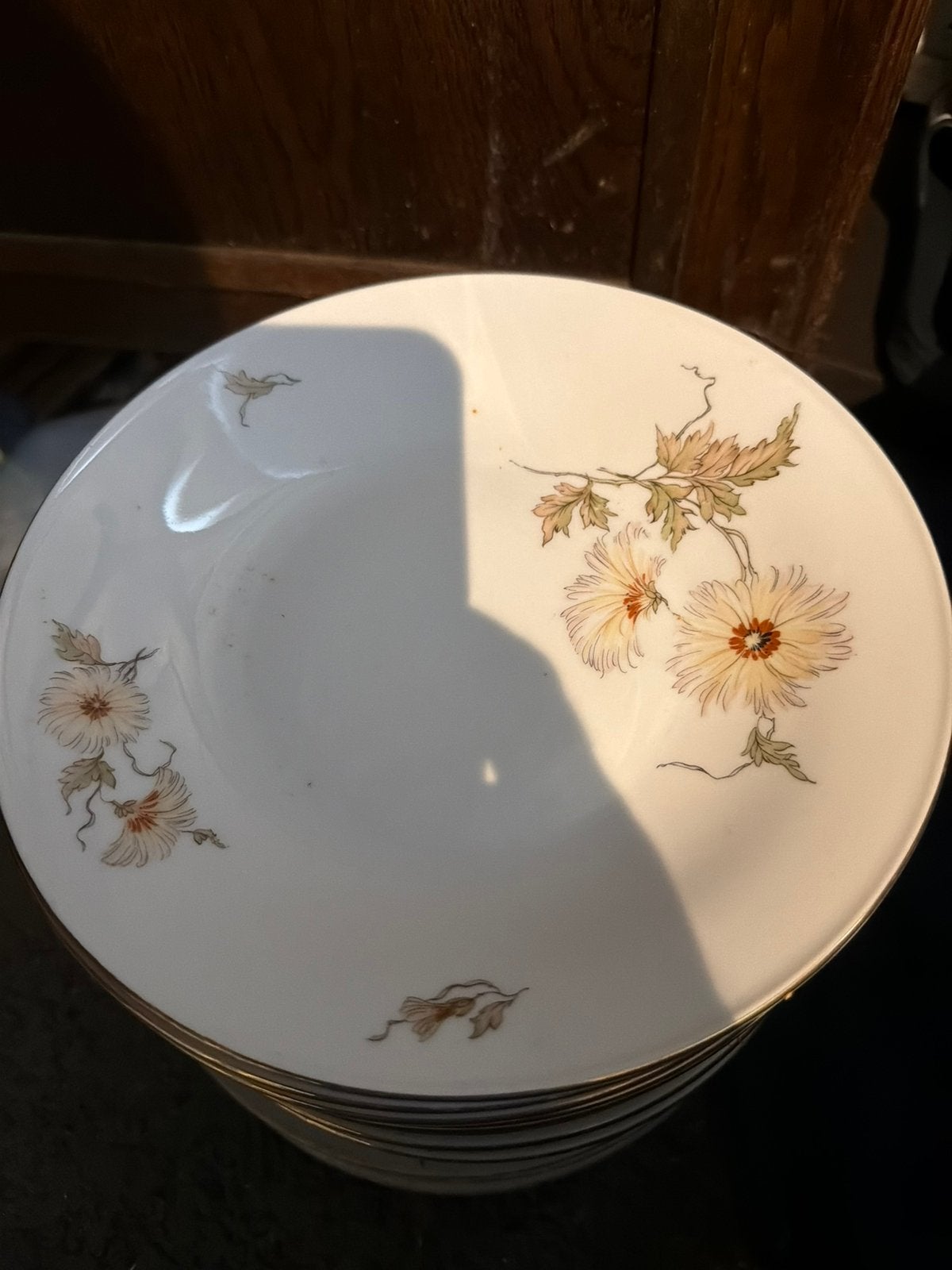Antiek porseleinen servies, Ophalen