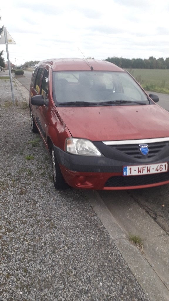 Break Dacia Logan 2008, Autos, Rouge, Achat, Logan, 5 portes