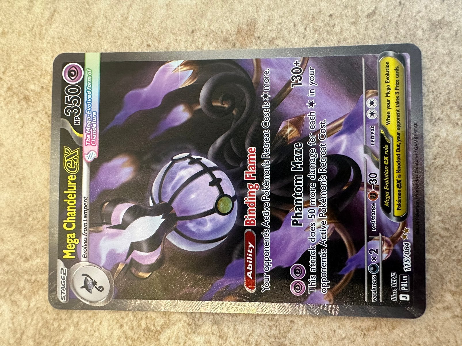 Pokemon kaart Mega Chandelure EX, Hobby & Loisirs créatifs, Jeux de cartes à collectionner | Autre, Enlèvement, Neuf, Cartes en vrac