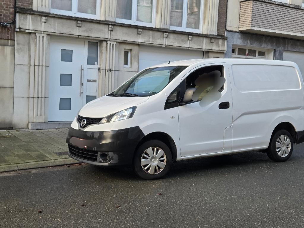 Nissan nv200, Auto's, Centrale vergrendeling, Stof, Wit, 5 deurs