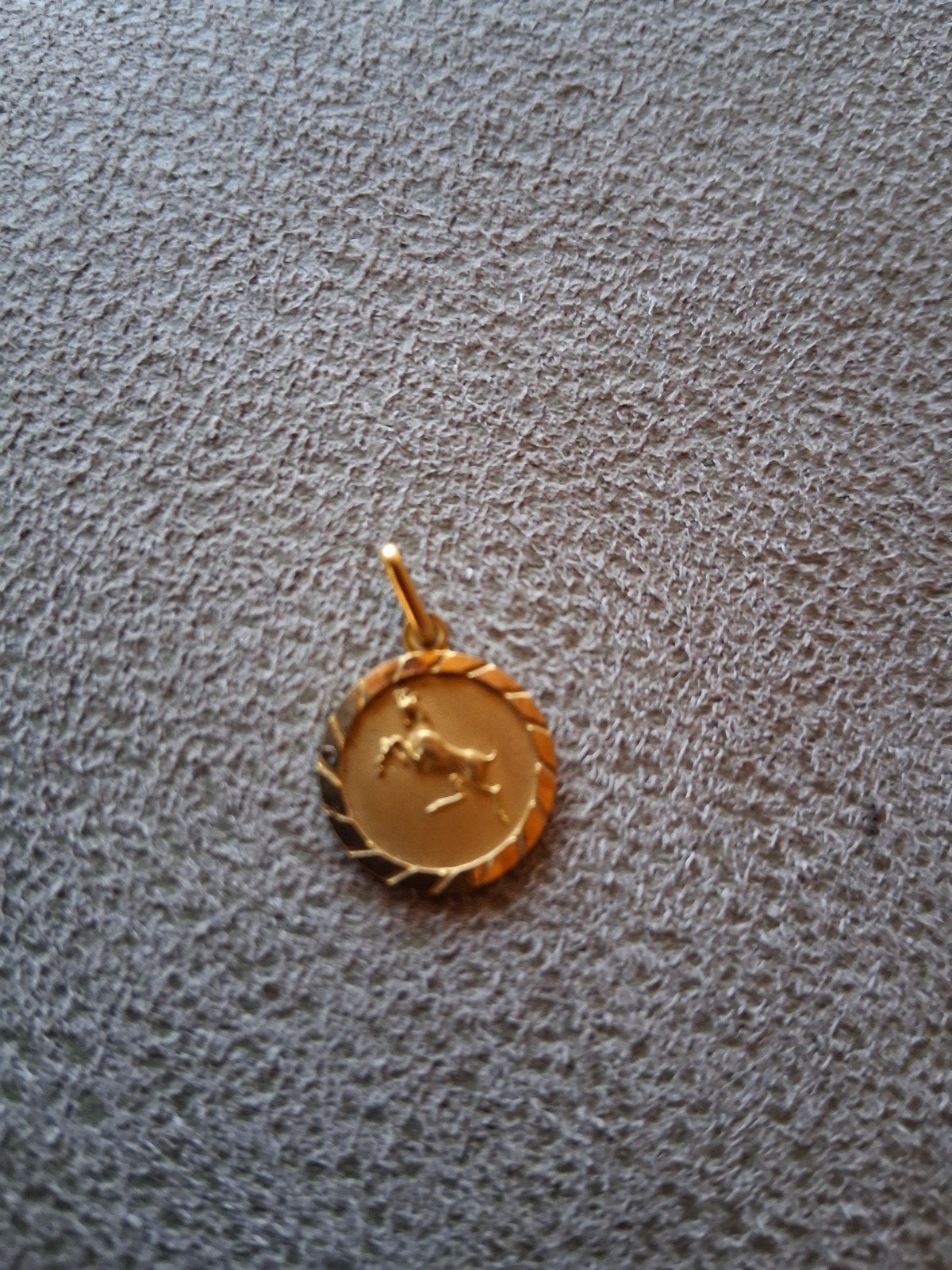 Gouden hangertje steenbok 375, Ophalen of Verzenden