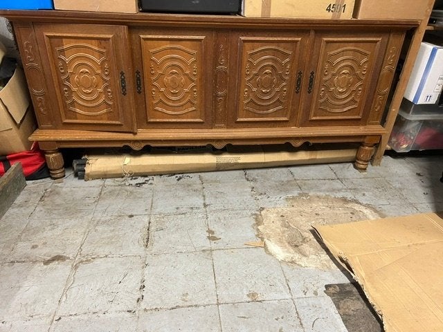 4 deurs dressoir, Ophalen, Gebruikt