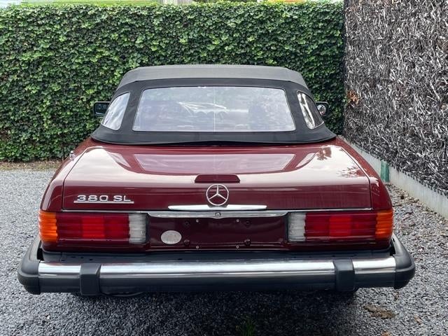 Mercedes 380 SL R107 Roadster Orient red 1983, foto 11