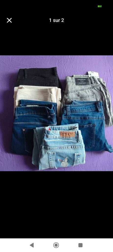 Lot de pantalons taille 40, Kleding | Dames, Broeken en Pantalons, Ophalen, Zo goed als nieuw, Maat 38/40 (M)
