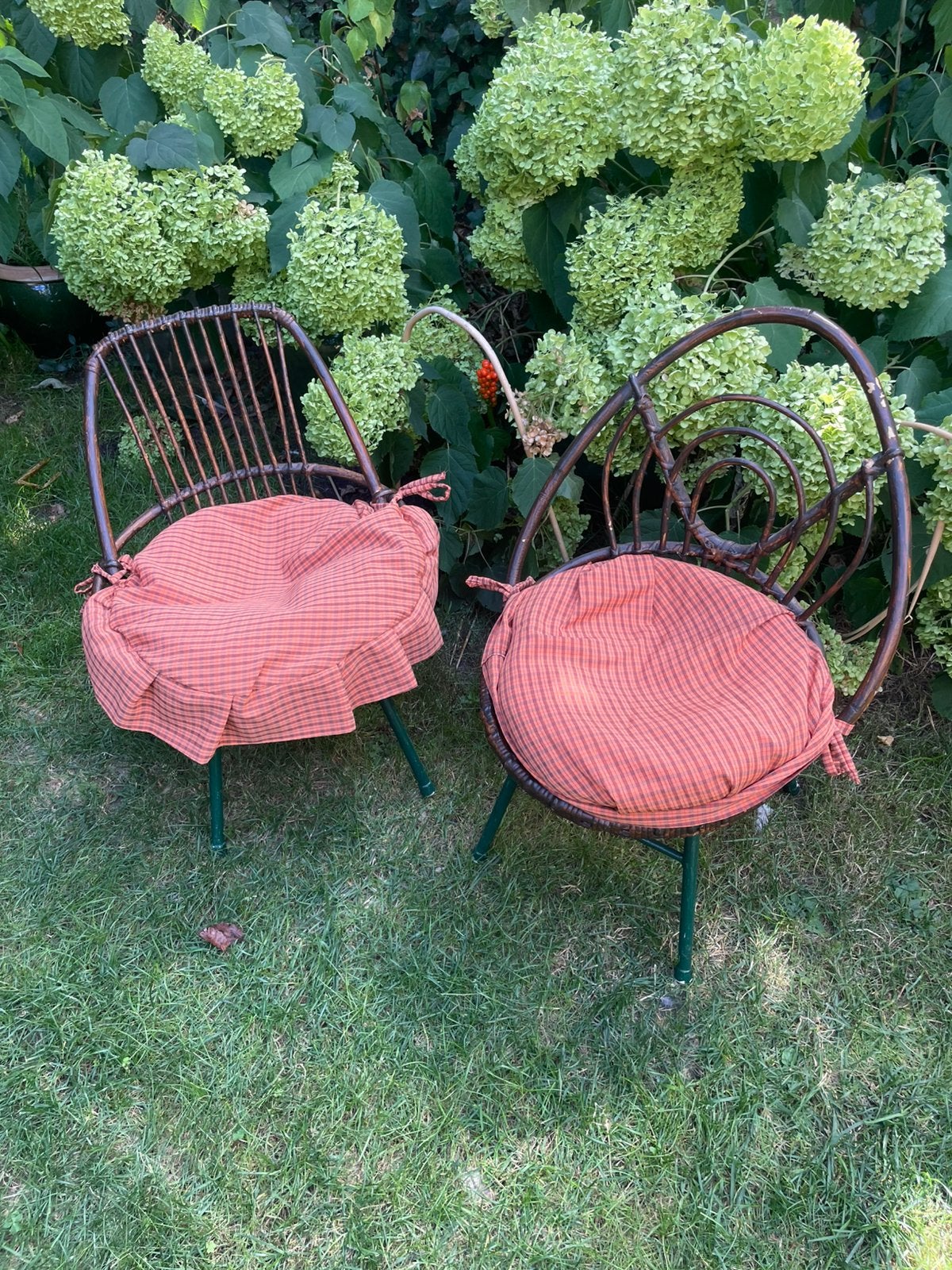 Rotan kinderstoeltjes, Ophalen