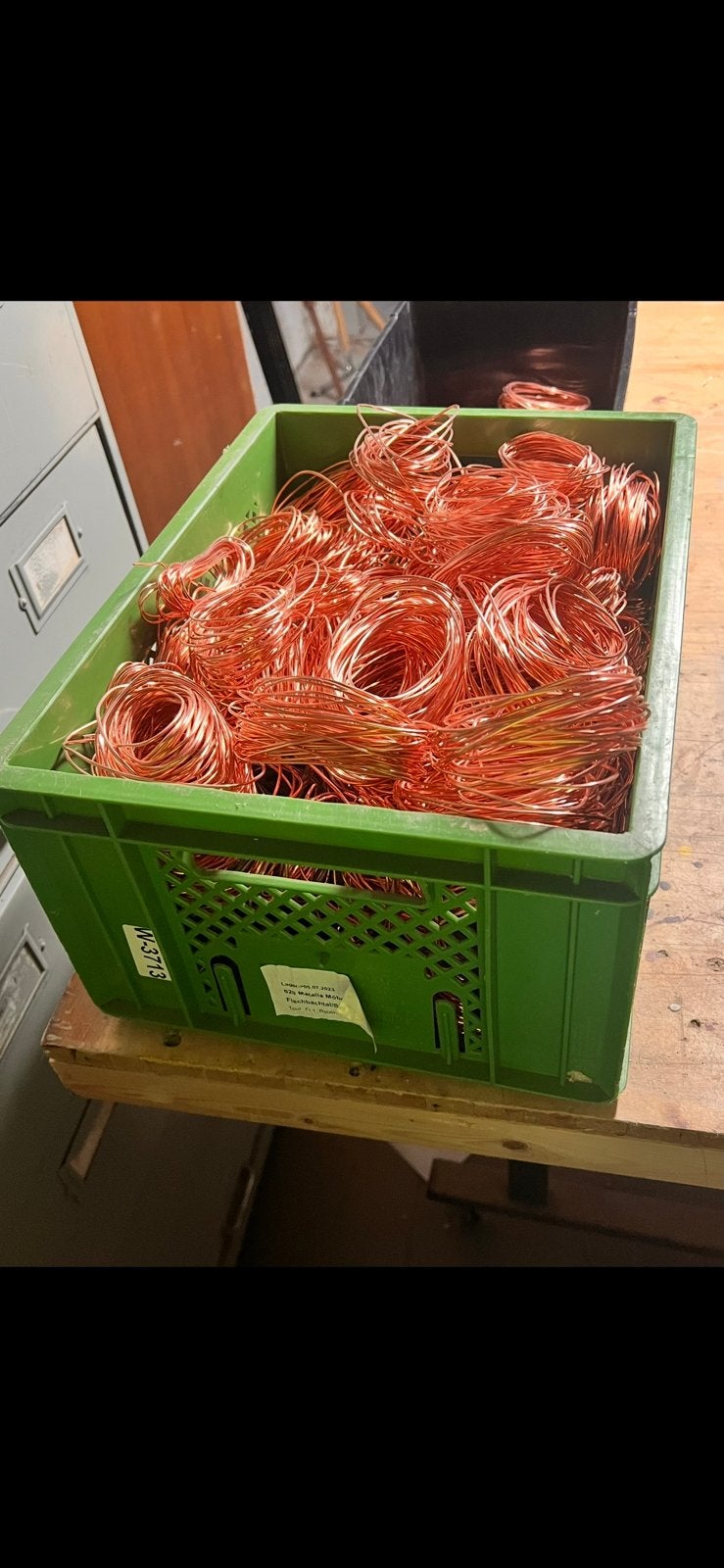 10kg gepelde koperdraad - €15/kg, Ophalen, Koper