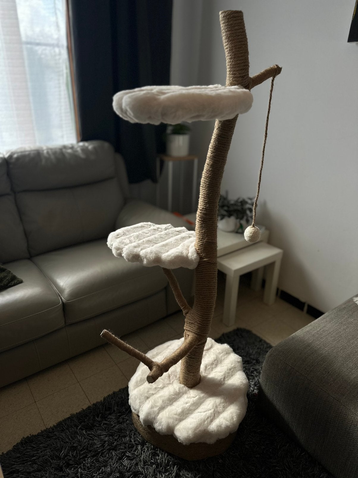 Nieuw, Handgemaakte kattenkrabpaal – 148 cm, Envoi, Neuf