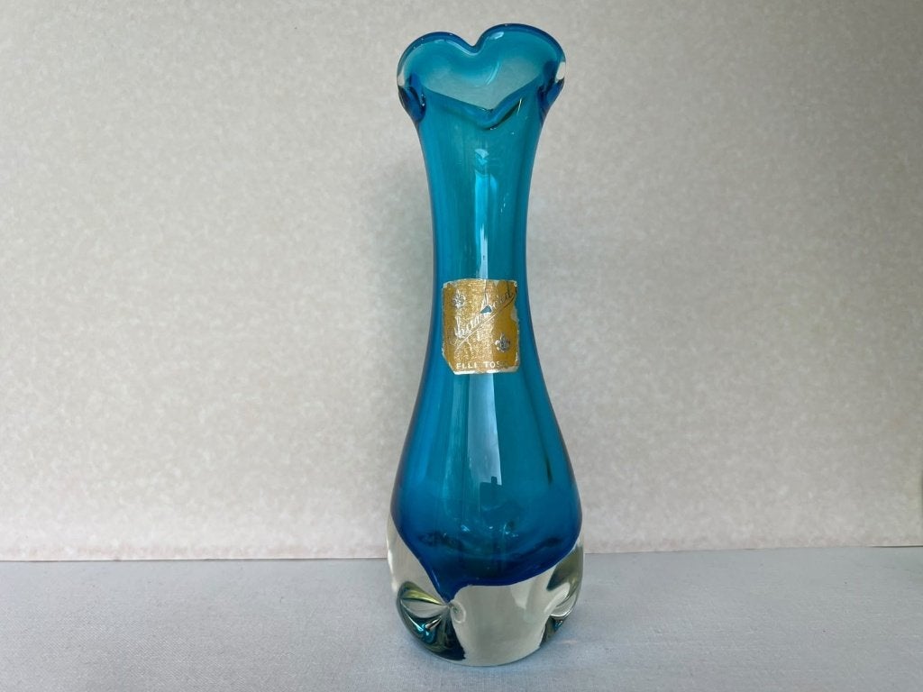 Vintage Murano Chambord glass vase  Fratelli Toso, Antiquités & Art, Enlèvement