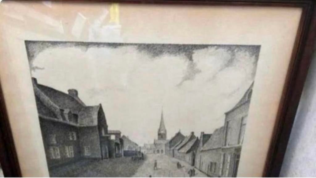 Tableau signé de Boussu, Enlèvement