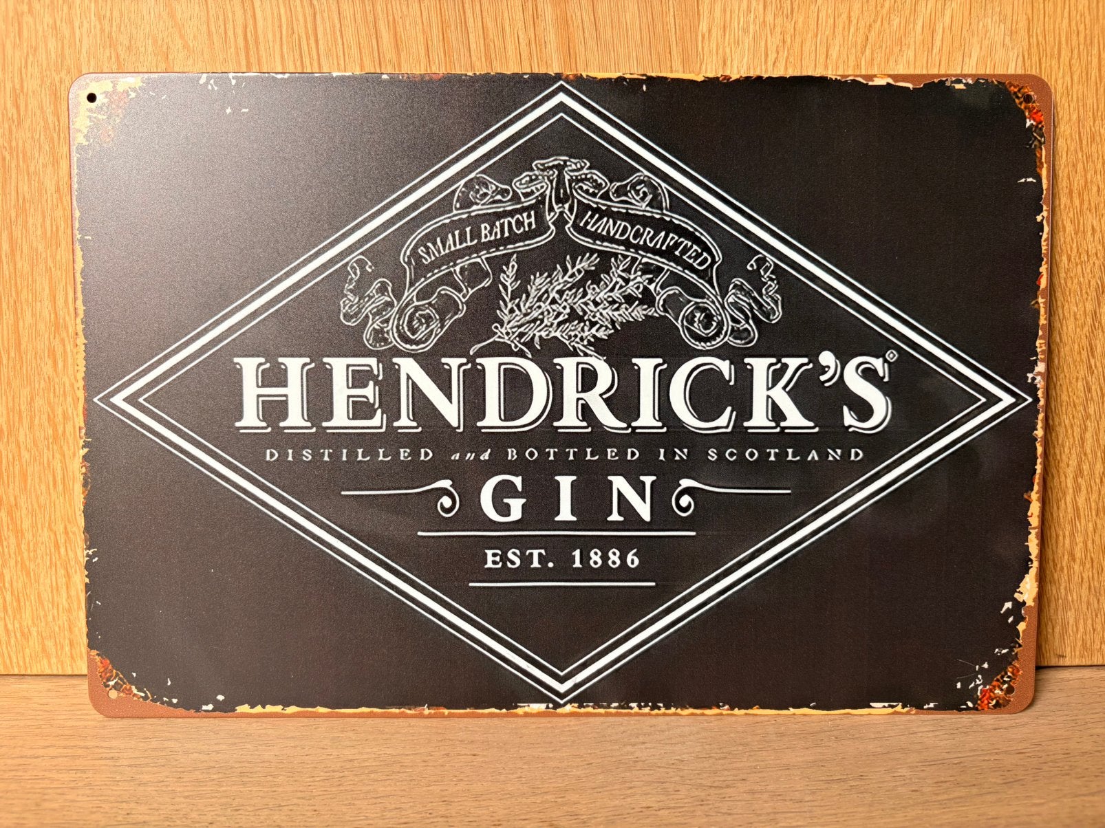 Reclamebord Hendrick’s Gin, Verzamelen, Ophalen of Verzenden, Nieuw, Reclamebord