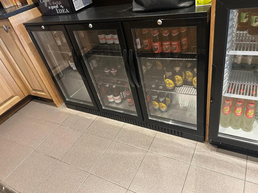 2 Dranken frigo’s horeca, Enlèvement, Comme neuf