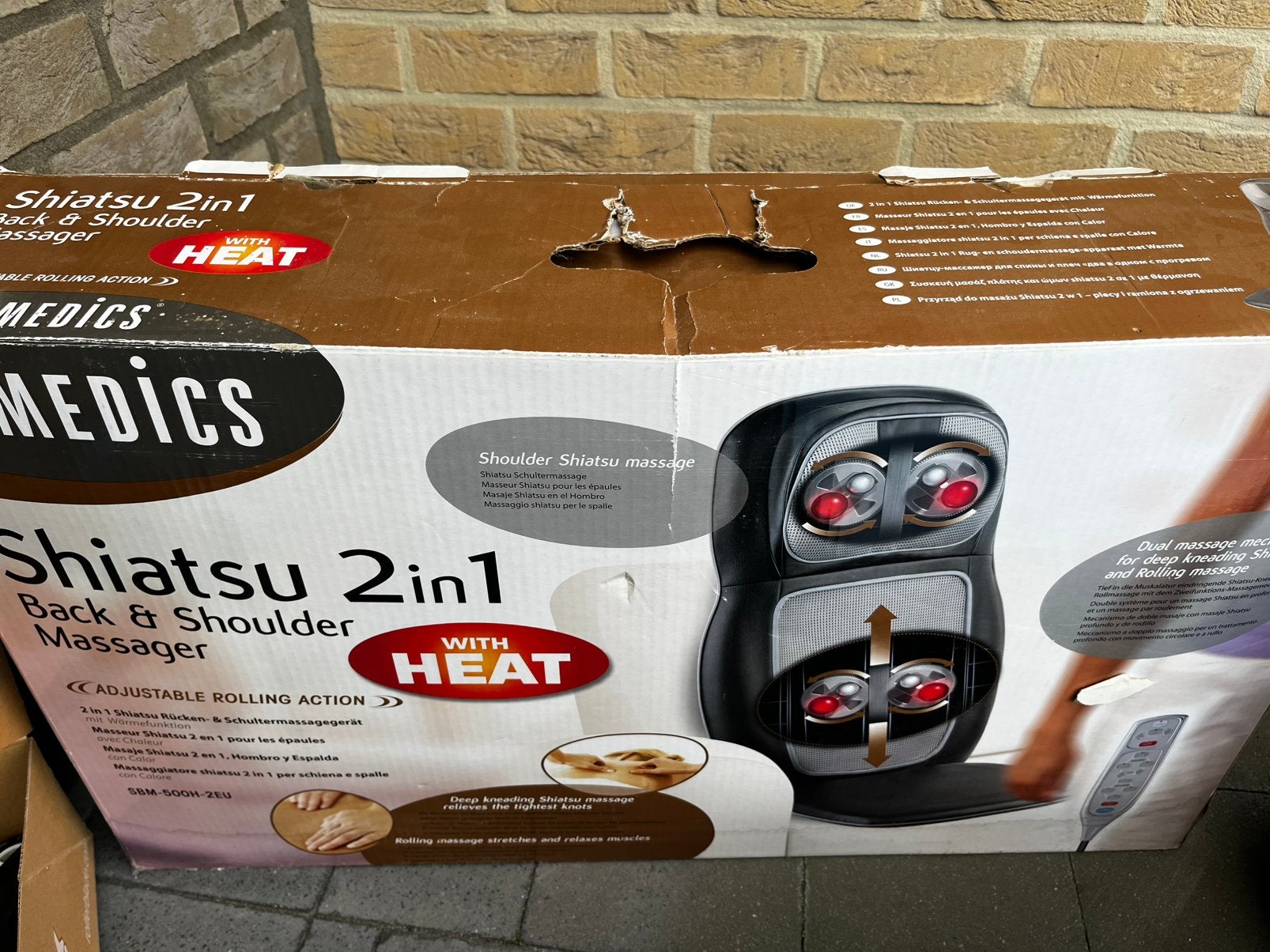 Shiatsu massage stoel, Ophalen, Zo goed als nieuw