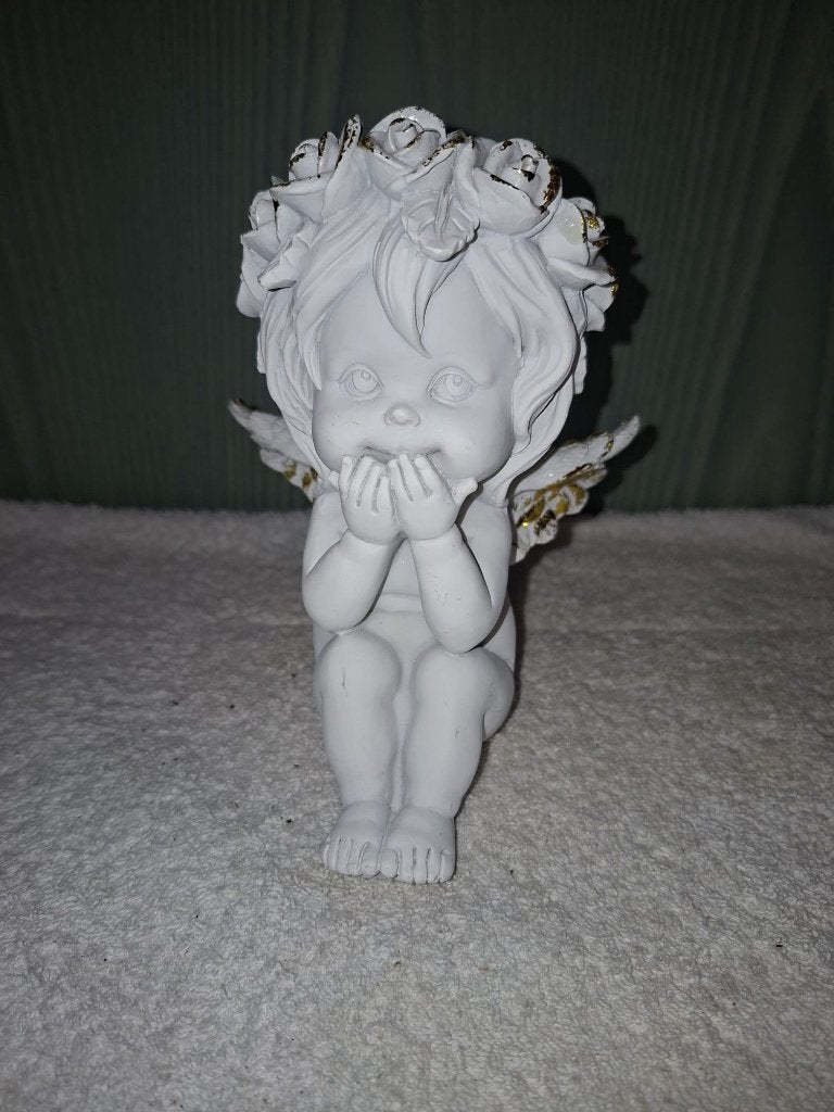 porseleinen engeltje, jaren 1980, Antiek en Kunst, Ophalen of Verzenden