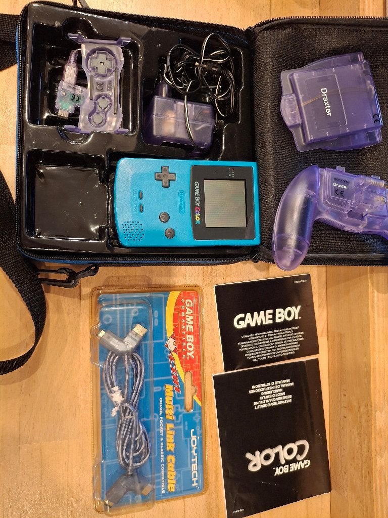 Mooie gameboy met accessoires, Ophalen