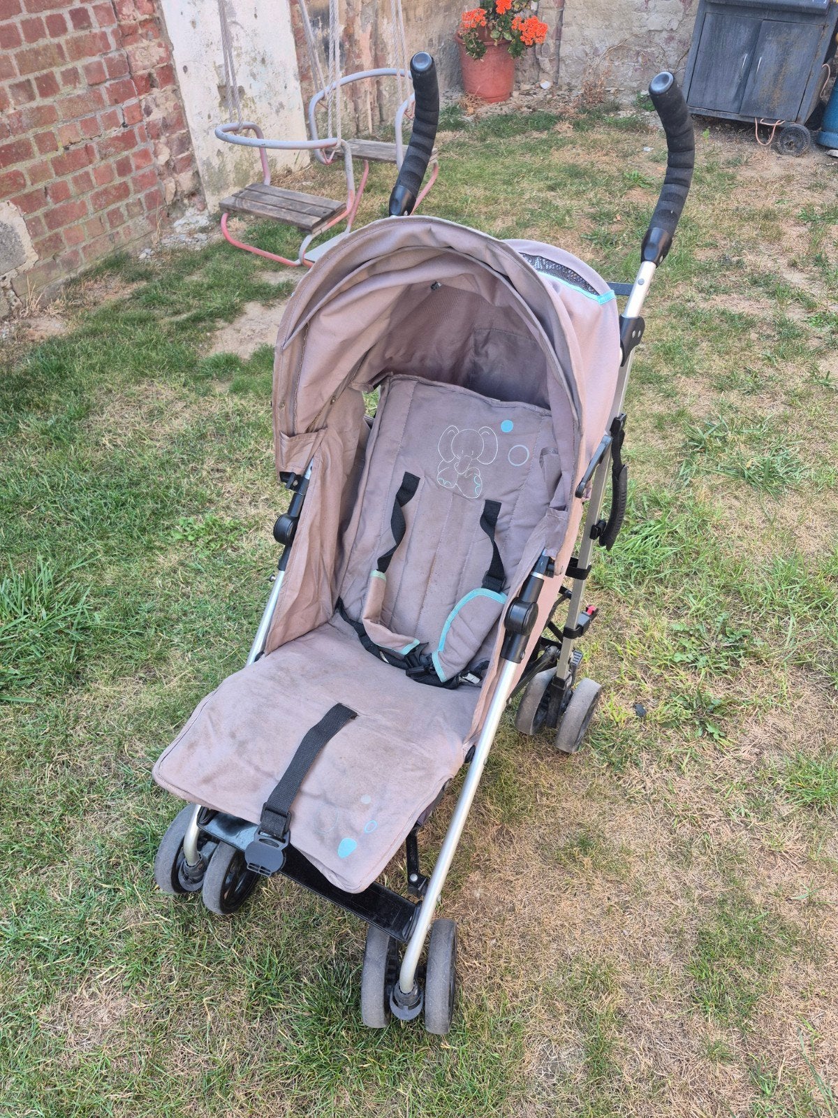 plooibare kinderwagen met buggy board, Kinderen en Baby's, Buggy's, Ophalen, Gebruikt, Overige merken, Verstelbare rugleuning