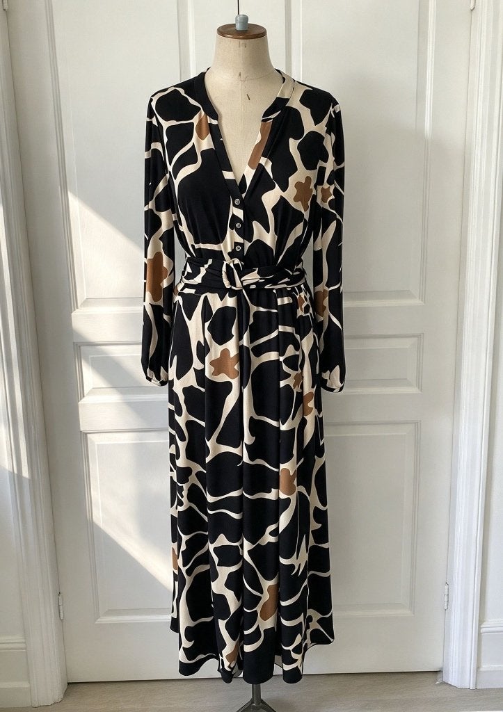 Lange jurk K-Design xl, Kleding | Dames, K-design, Maat 46/48 (XL) of groter, Zo goed als nieuw, Onder de knie