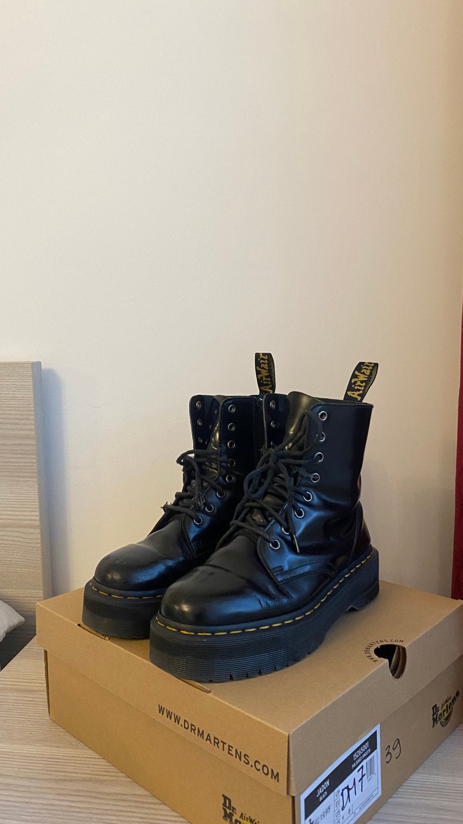 Dr.Martens Laarzen, Enlèvement ou Envoi, Boots et Botinnes, Porté, Noir